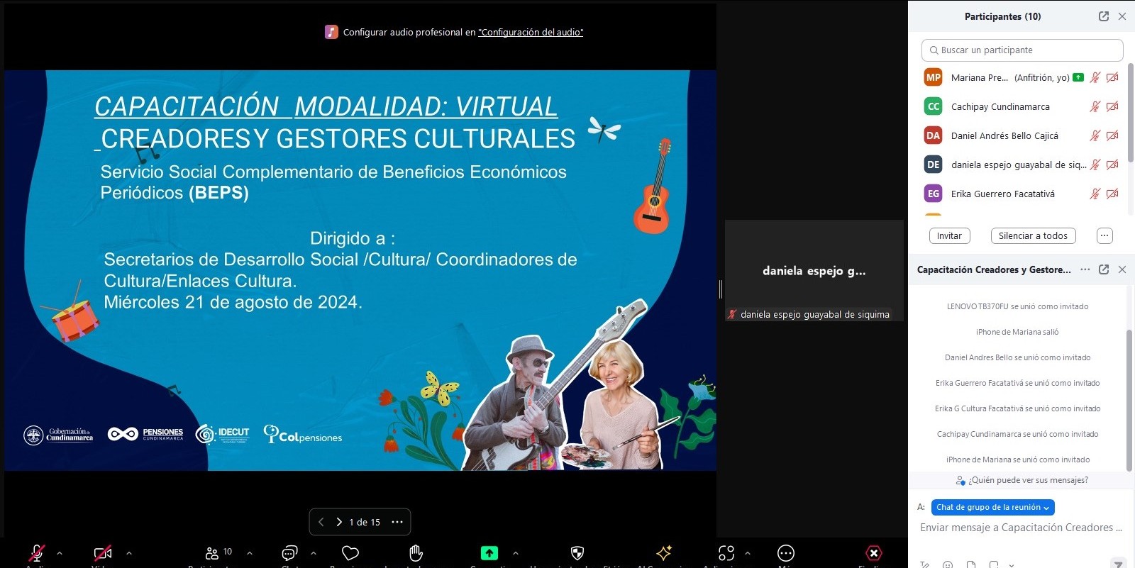 Creadores y gestores culturales pueden postularse para recibir Beneficios Económicos Periódicos (BEPS)


