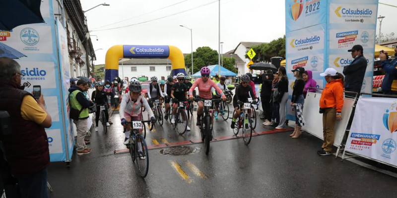 Sesquilé acogió la válida de ciclismo de ruta de la Copa Gobernación 2022

