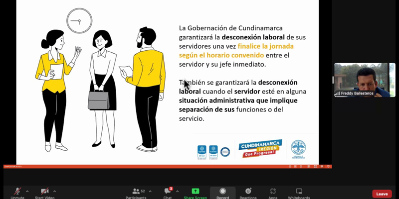 La Gobernación trabaja para garantizar el cumplimiento de la desconexión laboral de sus servidores
