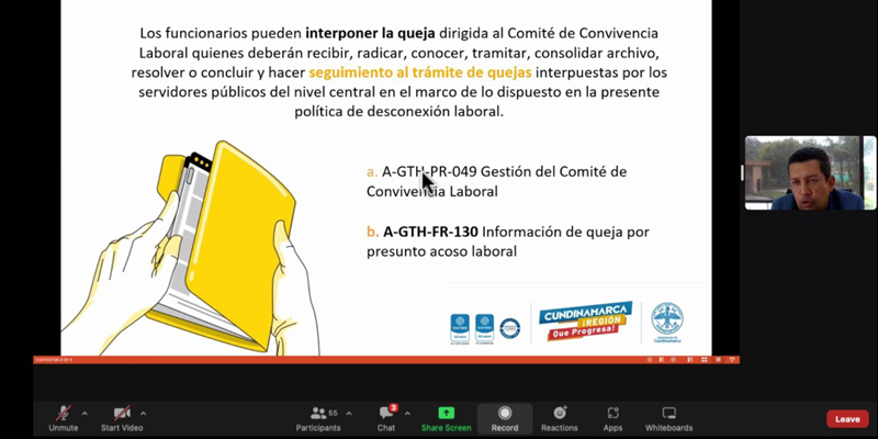 La Gobernación trabaja para garantizar el cumplimiento de la desconexión laboral de sus servidores
