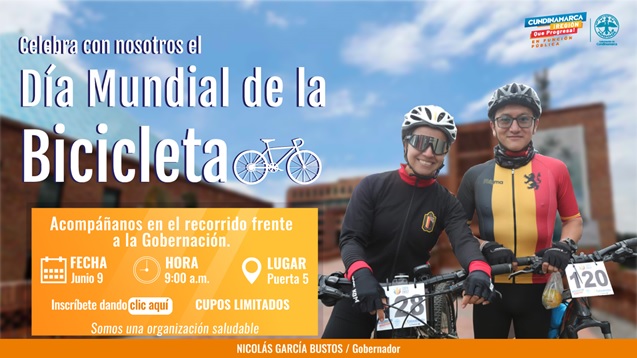 Imagen: Celebración del Día Mundial de la Bicicleta 2023