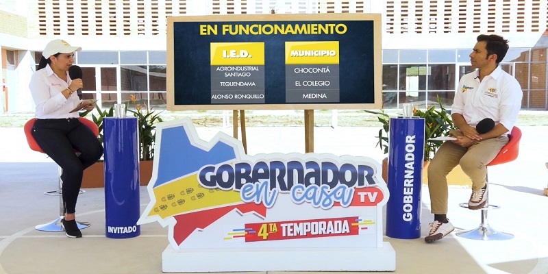 Gobernador en Casa TV aborda este domingo el legado de la infraestructura educativa