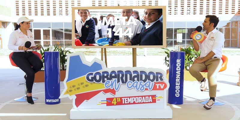 Gobernador en Casa TV aborda este domingo el legado de la infraestructura educativa