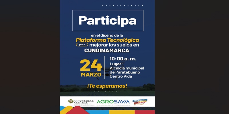 Imagen: Socialización del proyecto “Agrosuelos: plataforma tecnológica para Cundinamarca”