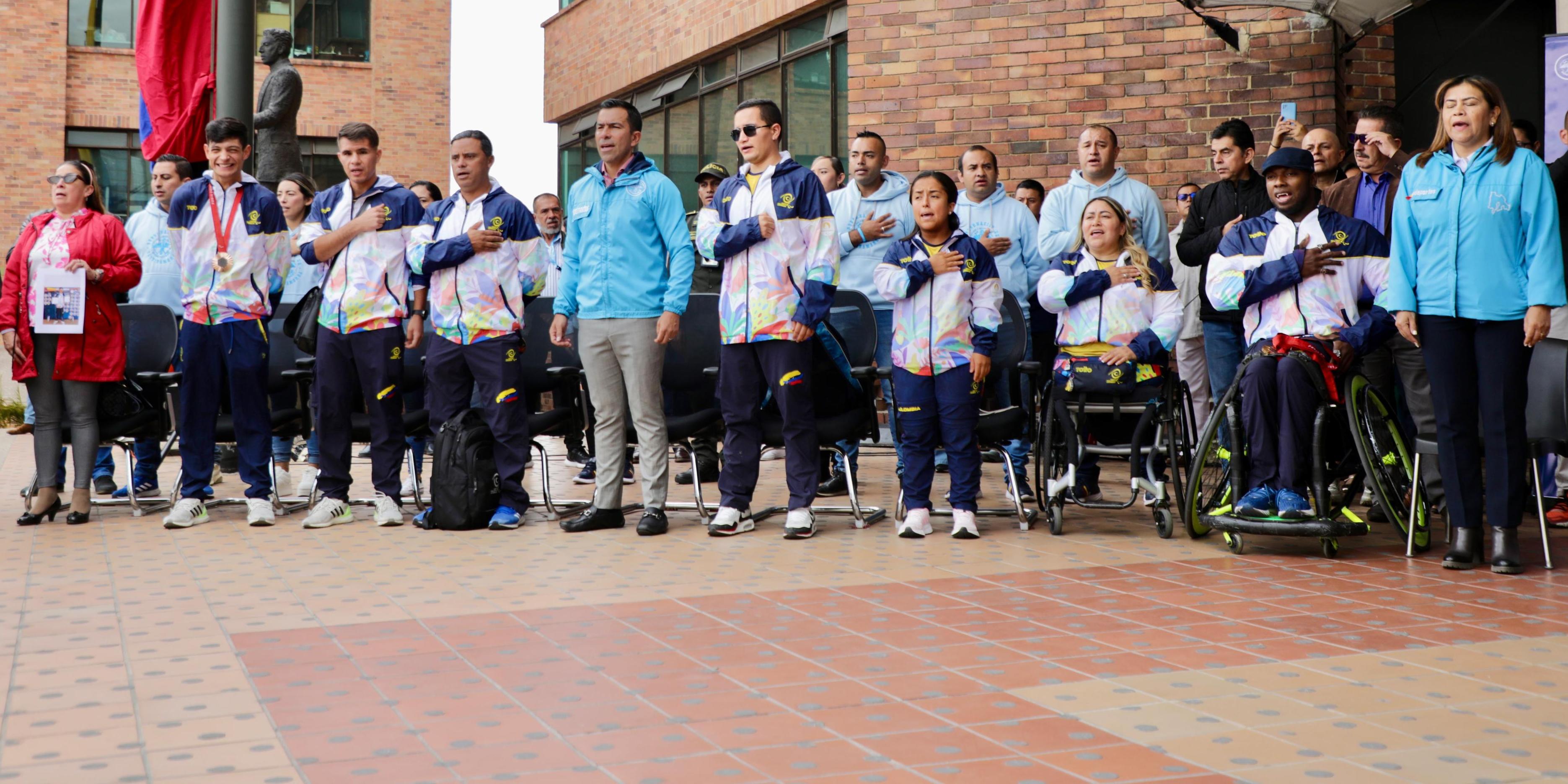 Cundinamarca rindió homenaje a los deportistas que brillaron en los Juegos Paralímpicos de París 2024