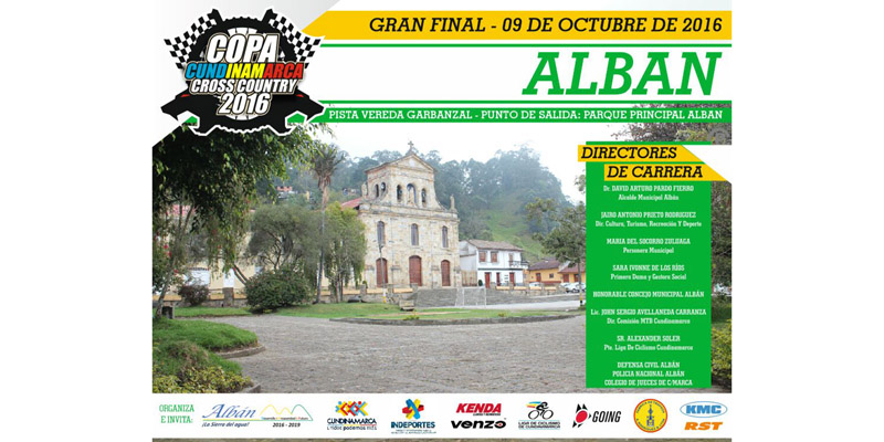 Albán invita a la final de Cross Country
	





