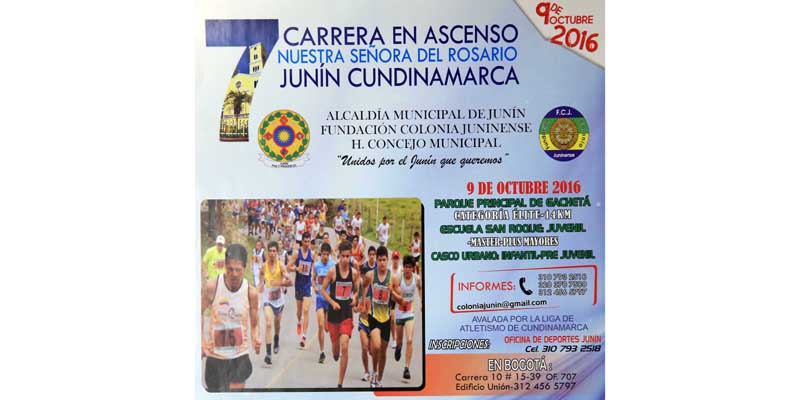 Junín invita a la Carrera Atlética en Ascenso “Nuestra Señora del Rosario”





